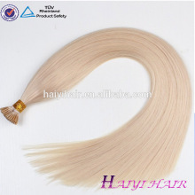 New Arrival Unprocessed Factory Price Top Quality I Tip Keratin Virgin Remy Brazilian Human Hair